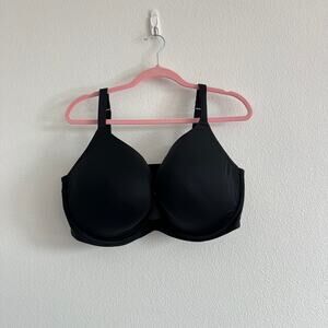 NWT CACIQUE The Cool Collection Black Underwire Full-Coverage Bra 42H